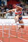 Womens 100 metres hurdles, British Championships, Birmingham. Photo: David T. Hewitson/Sports for All Pics